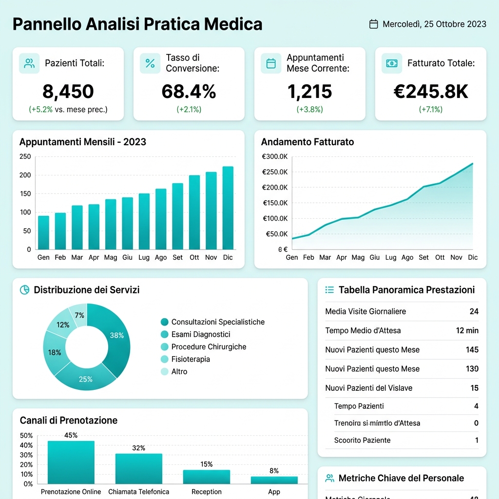Gestisci tutto da un'unica dashboard
